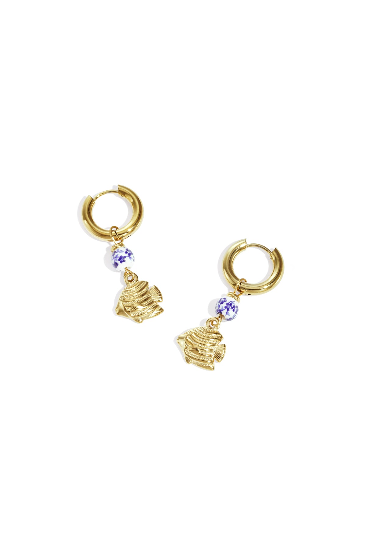 Stainless Steel Dangle Earrings fish Casual Daily Simple Series Women's jewelry