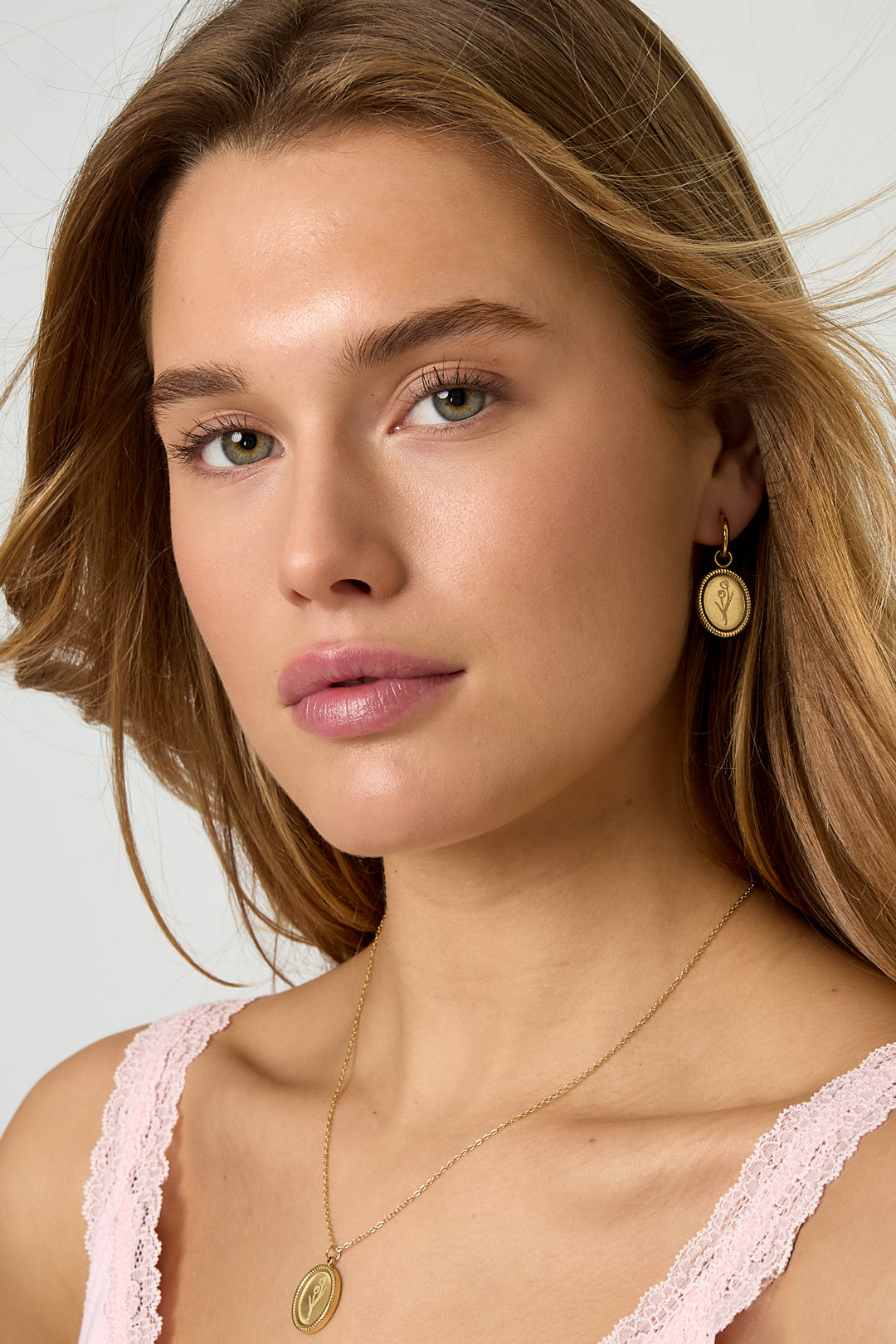 Tulip Blossom Stainless Steel Earrings