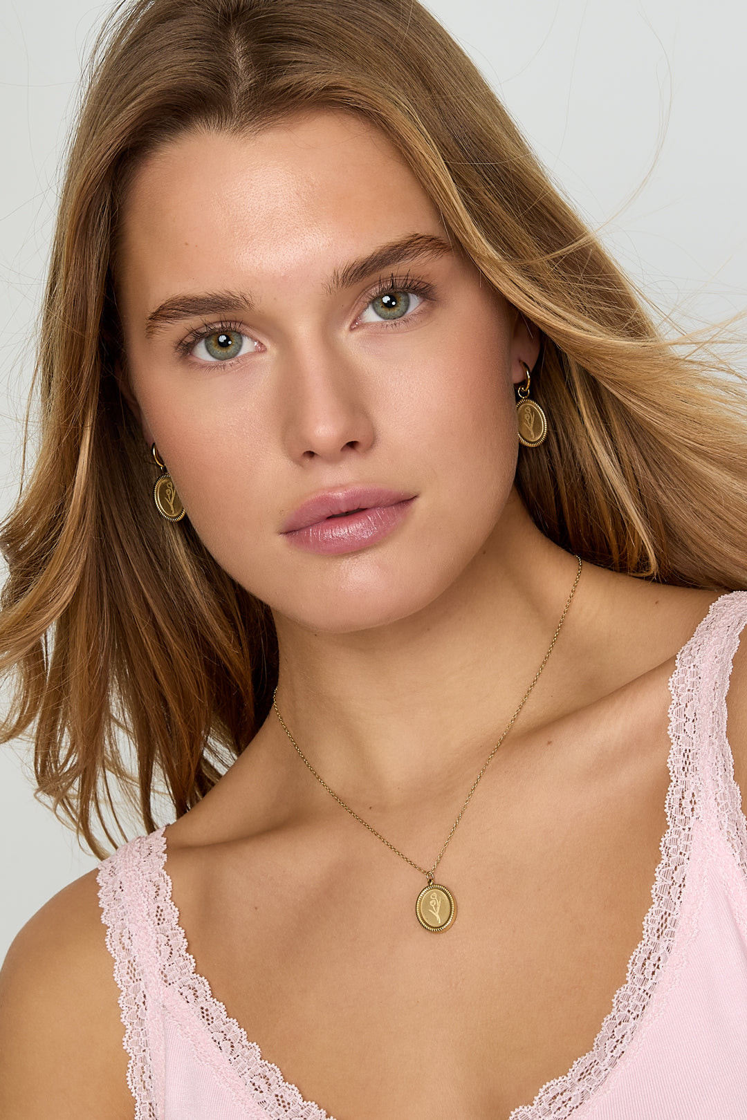 Tulip Blossom Stainless Steel Necklace