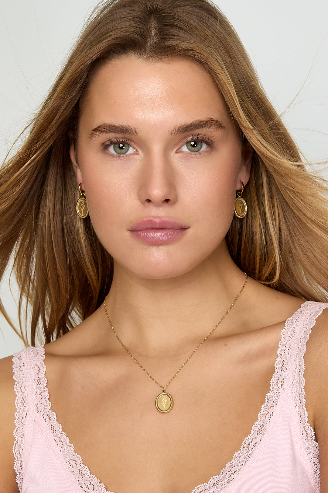 Tulip Blossom Stainless Steel Earrings