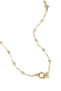 Detachable 2-in-1 Heart Station Chain Stainless Steel Necklace and Bracelet