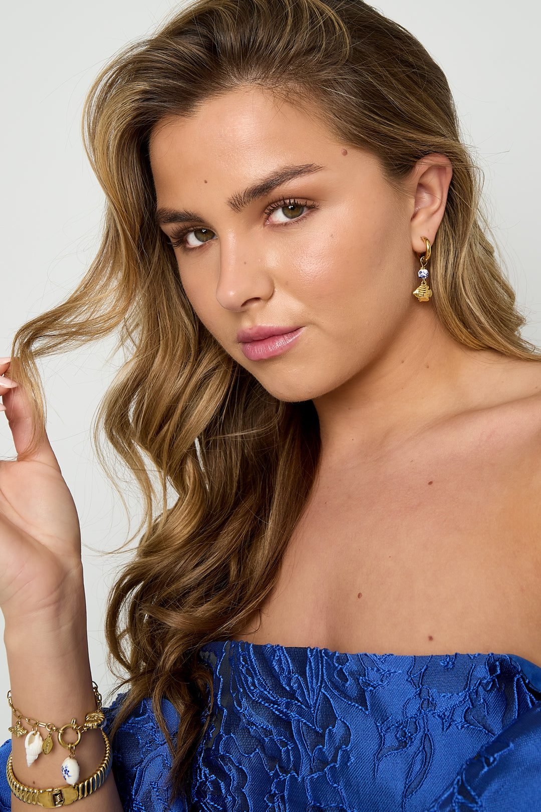 Stainless Steel Dangle Earrings fish Casual Daily Simple Series Women's jewelry